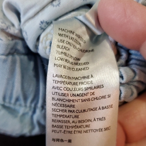 Free People Margate Blue Ankle Cropped Jeans with Paper Bag Waist - Picture 10 of 11